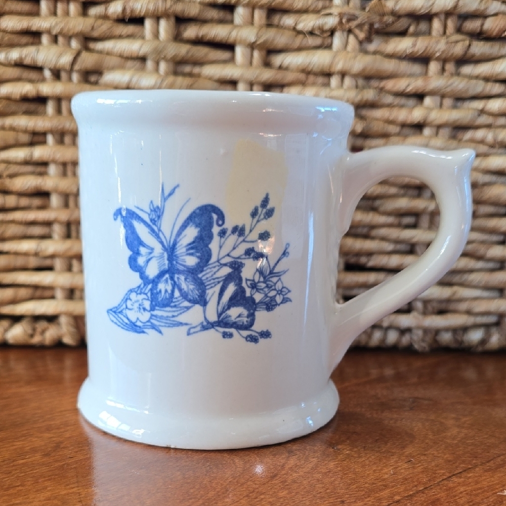 Vintage Kitschy Retro Cottagecore Butterfly Coffee Tea Mug